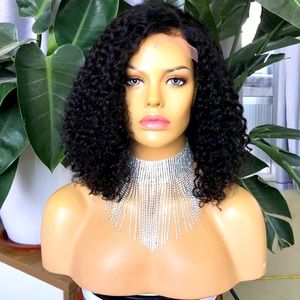 12” Glueless Exotic Curl Lace Wig
